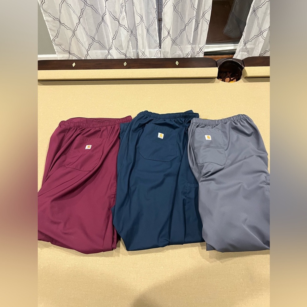 3 pair of Carhartt women work jeans